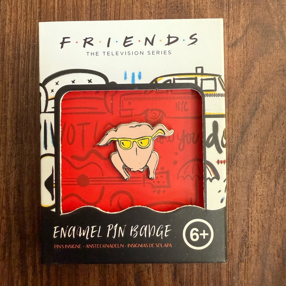 Friends Pin Turkey Head